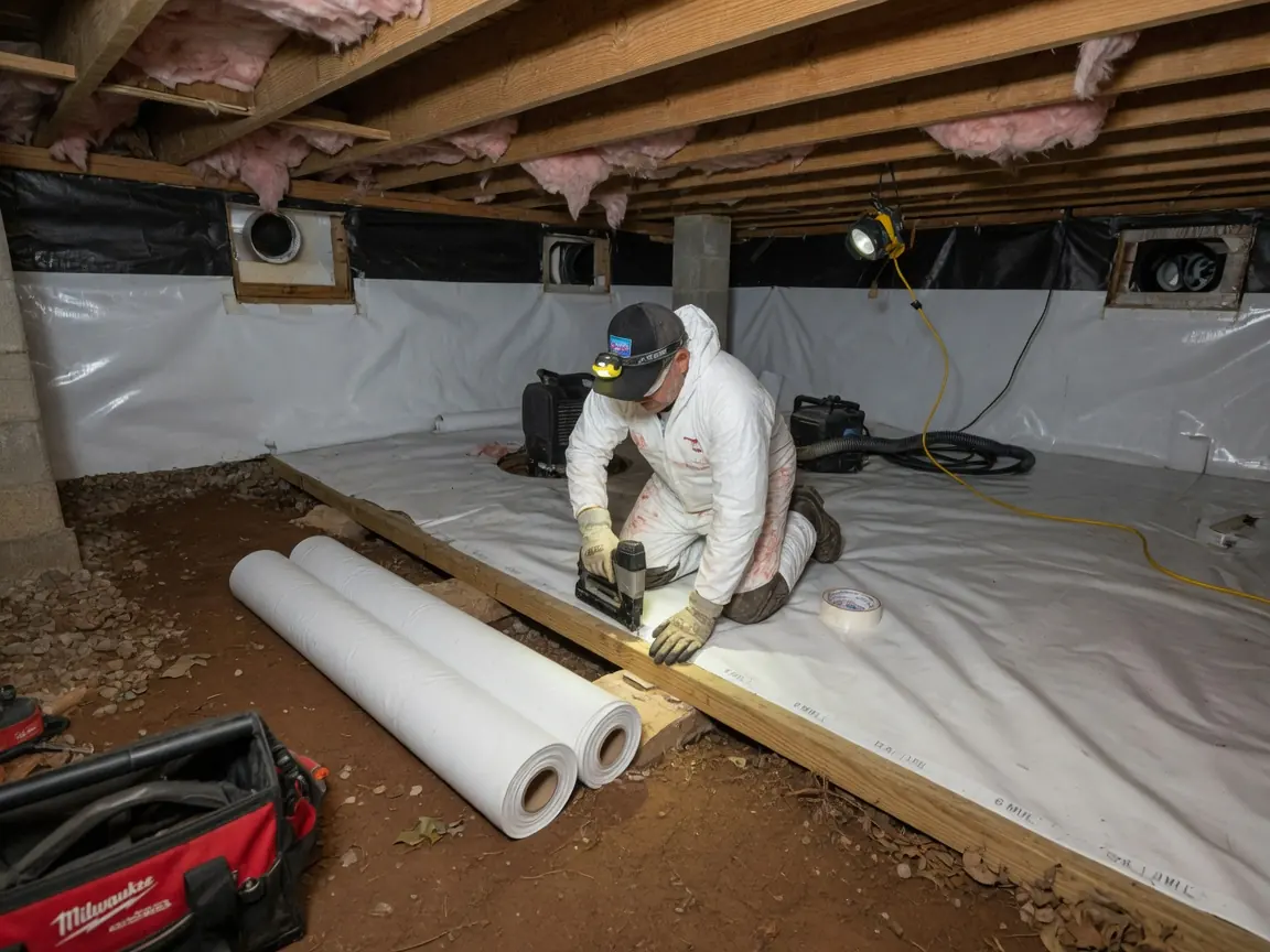 Crawl Space Encapsulation in Tulsa, OK