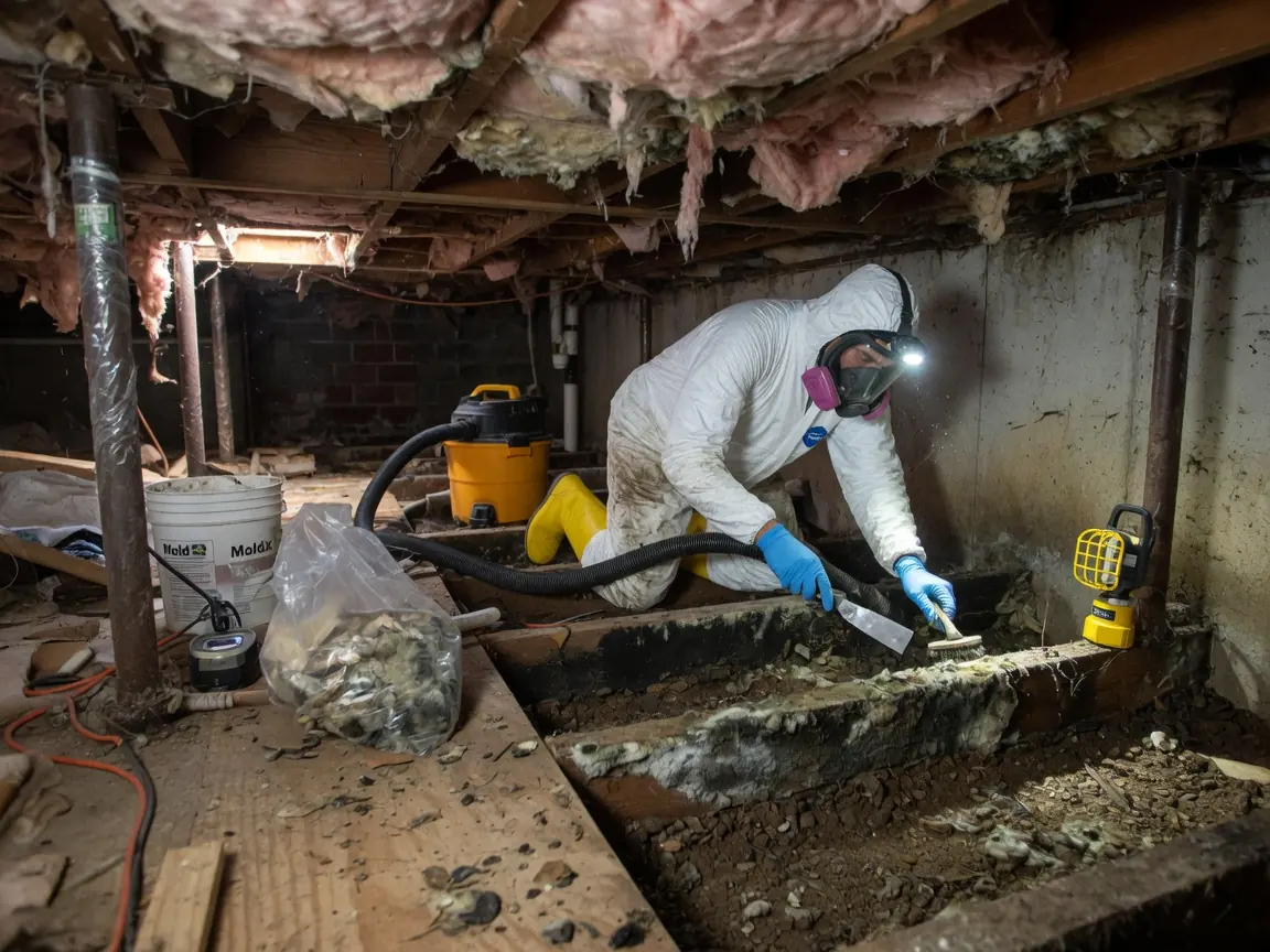 Crawl Space Mold Removal in Tulsa, OK