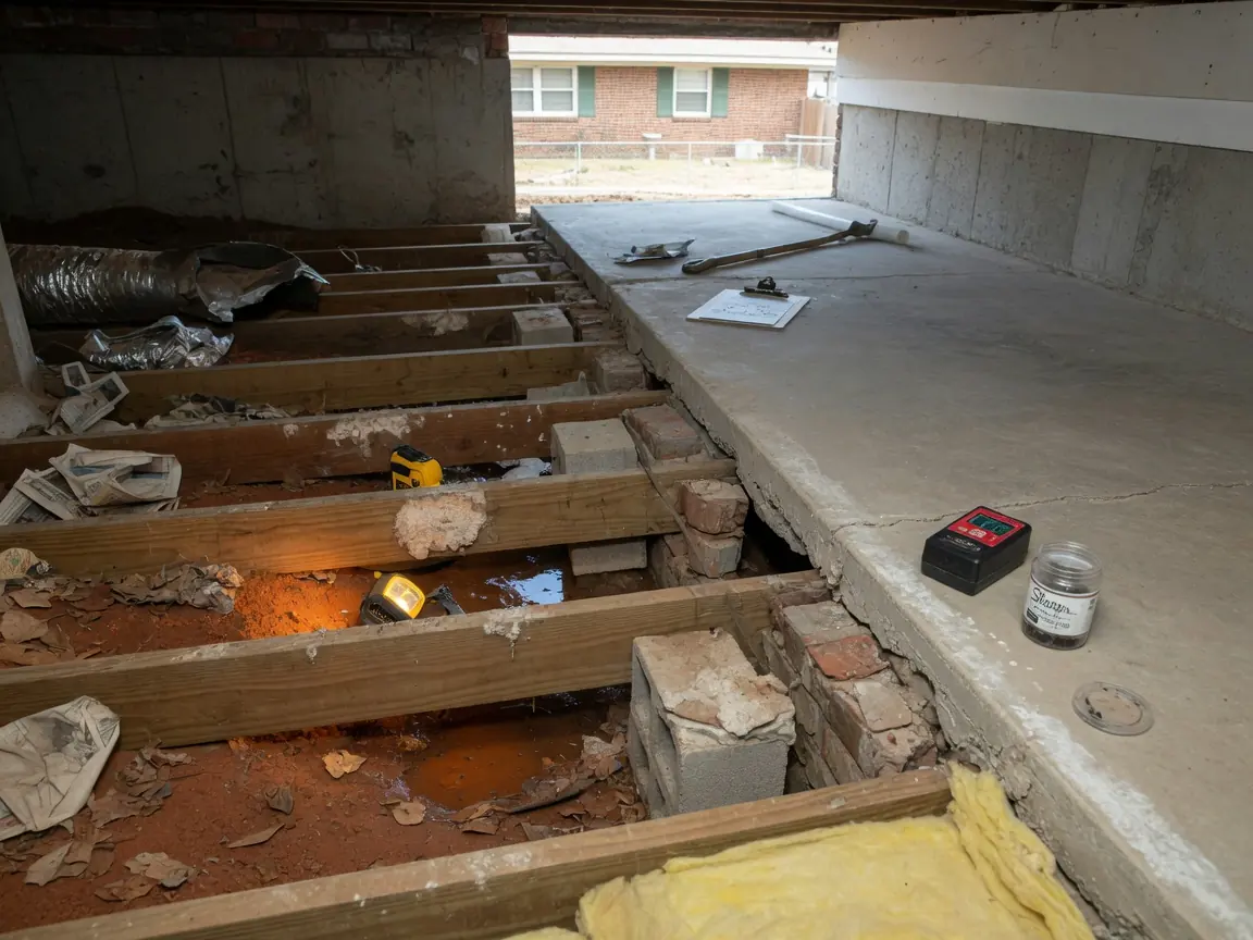 Crawl Space vs Slab Foundations in Tulsa: Pros, Cons, and Problems to Watch